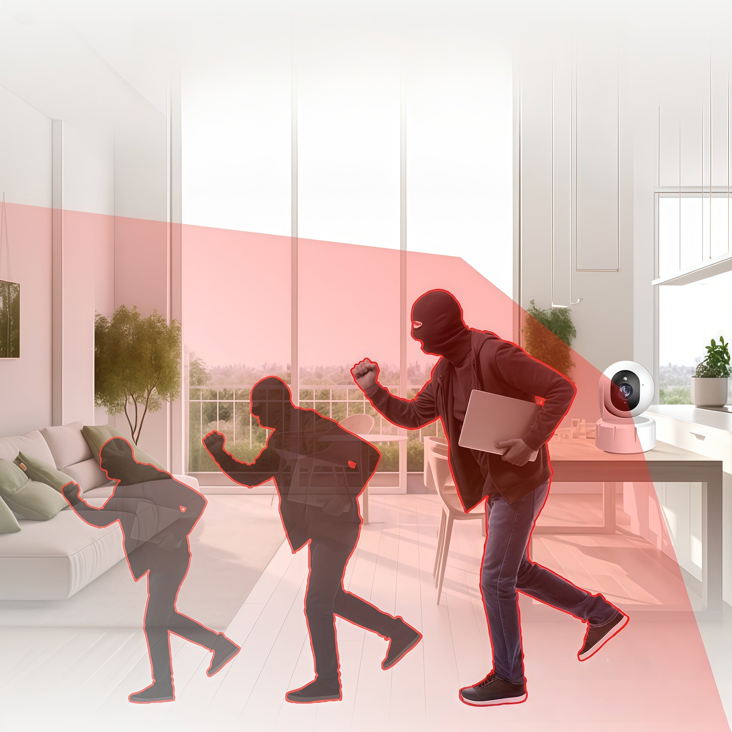 3MP Pan-Tilt Wi-Fi Indoor Security Camera